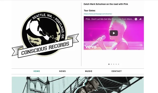 consciousrecords.com website