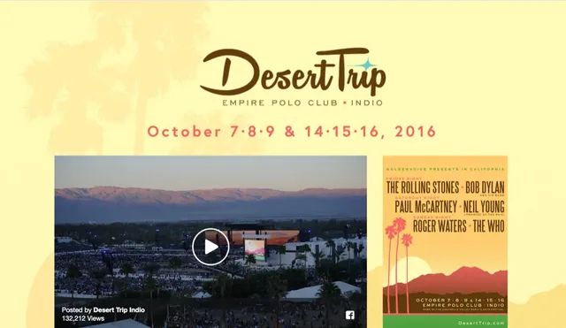 deserttrip.com website
