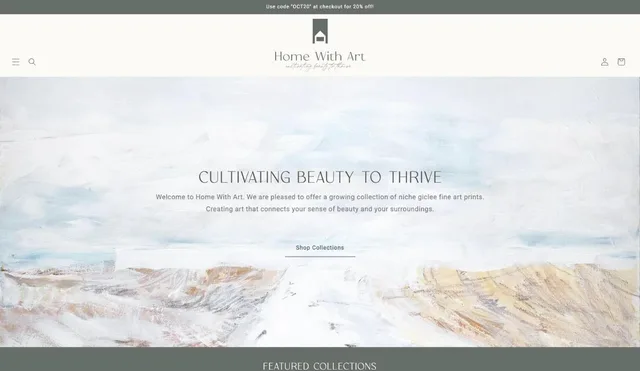 homewithart.com website