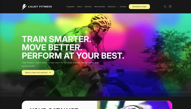 lilleyfitness.com website