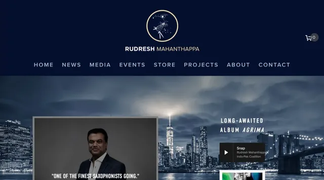 rudreshm.com website