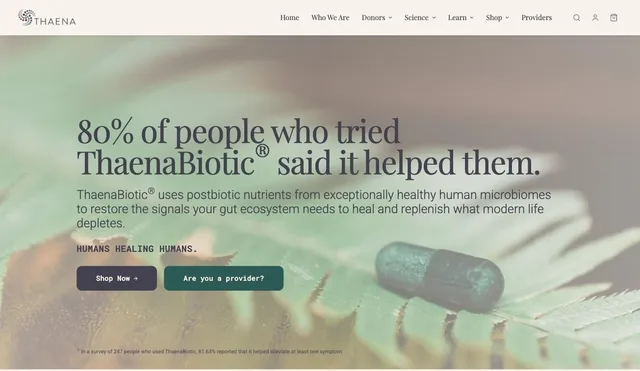 thaena.com website